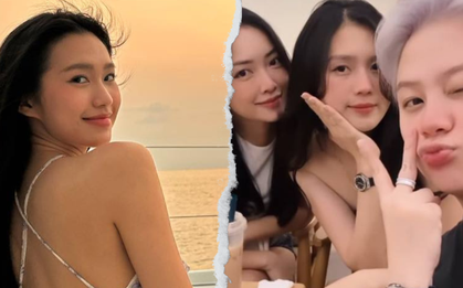 Mải đi chơi cùng Văn Hậu, Doãn Hải My bị Bảo Hân và hội bạn thân "bỏ rơi"