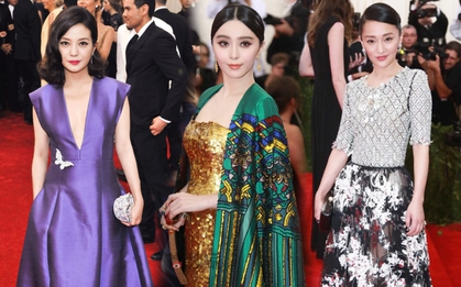 Met Gala 2015 từng là đại chiến nhan sắc giữa các sao hàng đầu Cbiz, Phạm Băng Băng so với Châu Tấn - Triệu Vy liệu có thất thế?