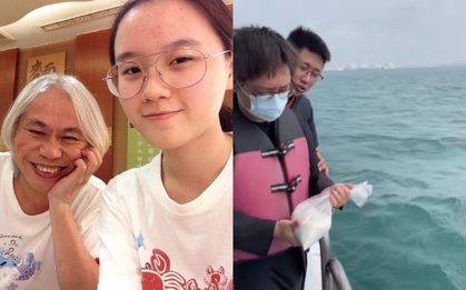 Lễ tang Lý Khôn Thành: Hé lộ ảnh khi hải táng, vợ trẻ kém 39 tuổi không xuất hiện