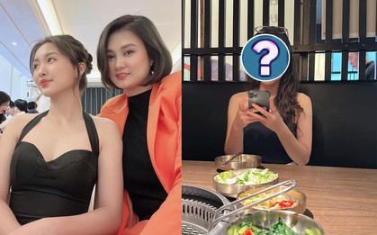 Hoa khôi bóng chuyền Kim Huệ chụp lén con gái qua cam thường, dân mạng hết lời khen "phải đi thi hoa hậu"