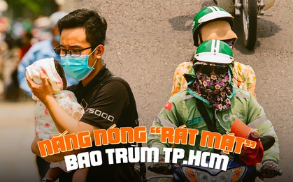 Xây xẩm ngoài trời 40 độ C: Nóng “đổ lửa”, tia cực tím chạm mức nguy hiểm khiến người dân choáng váng