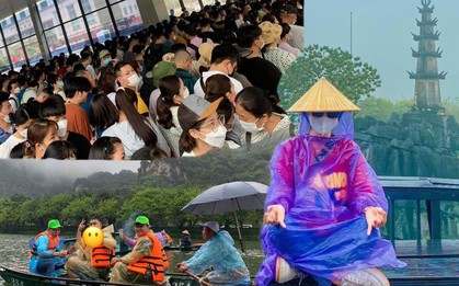 Các điểm du lịch trong nước ngày nghỉ lễ đầu tiên: cửa khẩu Móng Cái đông nghịt người, Ninh Bình mưa gió du khách vẫn bất chấp check-in