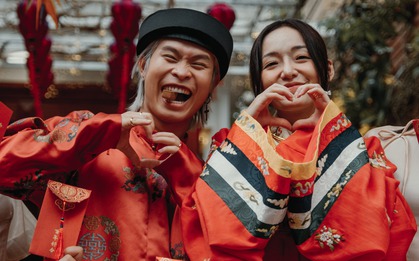 Quán quân Rap Việt hạnh phúc công bố loạt ảnh ăn hỏi