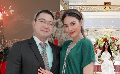 Cơ ngơi xa hoa của vợ chồng Lan Khuê: Dinh thự dát vàng nguy nga như toà lâu đài, có view bạc tỷ nhìn thẳng ra sông
