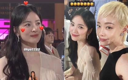 Song Hye Kyo được cả "hậu cung" chúc mừng giải Baeksang: Han So Hee u mê thấy rõ nhưng chưa bằng "ác nữ" The Glory