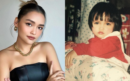 Linda Ngô khoe ảnh hồi nhỏ, phủ nhận sửa 1 điểm trên mặt