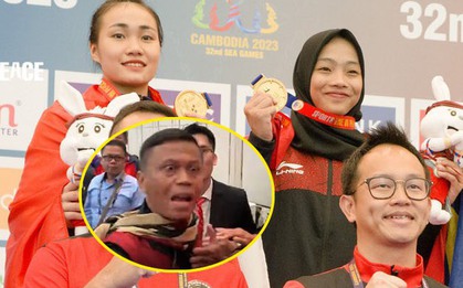 Độc lạ SEA Games 32: Huy chương vàng được chia đều cho hai võ sĩ Việt Nam và Indonesia sau màn tranh cãi nảy lửa của ban huấn luyện hai đội
