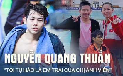 Kình ngư Nguyễn Quang Thuấn: Hãnh diện khi là em trai của Ánh Viên, thích vẽ và ước mơ mở tiệm trà sữa