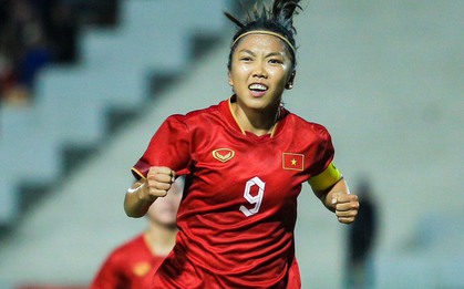Đội trưởng Huỳnh Như ăn mừng như Ronaldo khi ghi bàn cho ĐT nữ Việt Nam ở chung kết SEA Games 32