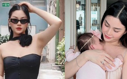 Á hậu Diễm Trang thoát vai mẹ bỉm, khoe dáng thon gọn sau 4 tháng sinh con