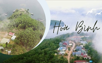 Từ xóm ''chạy lũ'' trở thành điểm dừng chân hấp dẫn khi đến hồ Hòa Bình