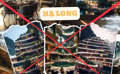 Thông tin ''khách sạn đẳng cấp xây giữa vịnh Hạ Long'' là bịa đặt