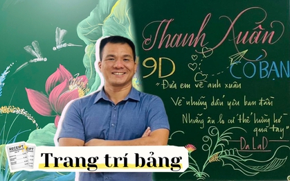 Thầy giáo 18 năm đi dạy khiến dân tình trầm trồ với loạt tranh vẽ bảng đẹp như tác phẩm nghệ thuật