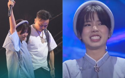 Nữ sinh Hải Phòng mặc áo dài "bắn" rap, Suboi "ngã ra" vì quá chất
