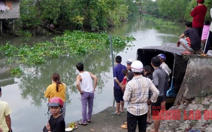 Vụ 3 chị em đuối nước ở Đồng Tháp: Mẹ đau đớn tìm vớt thi thể 3 con nhỏ