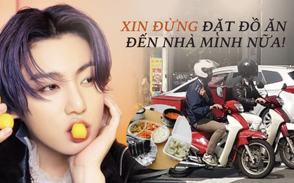 Jungkook (BTS) bất lực khi fan cuồng liên tục ship đồ ăn đến tận nhà: "Các bạn có gửi thì mình cũng không ăn đâu!"