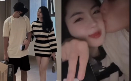 Tiền đạo U22 Việt Nam được bạn gái hotgirl chúc mừng sinh nhật đầy ngọt ngào, công khai ảnh thân mật