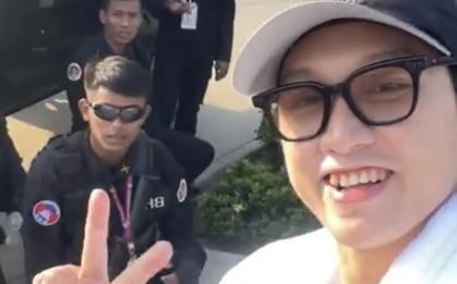"Nam thần" tuyển bơi thử sức chào tiếng Campuchia, dậy từ sáng sớm tập luyện cho mục tiêu "hái vàng"