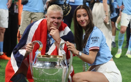Cận cảnh: Haaland và dàn sao Man City ăn mừng chức vô địch Cúp C1 châu Âu