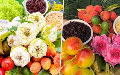 Chị em đua nhau đặt mâm cỗ đẹp ngất ngây cho Tết Đoan ngọ, người bán bội thu