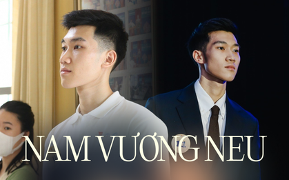Từng ngại xuất hiện trước đám đông, nam sinh cao 1m84 trở thành tân Nam vương ĐH Kinh tế Quốc dân