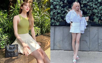 Phong cách diện chân váy ngắn trẻ trung của Thiều Bảo Trâm
