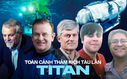 Toàn cảnh vụ tai nạn tàu lặn Titan: Cuộc dạo chơi nghiệt ngã cướp đi sinh mạng 5 nhà thám hiểm