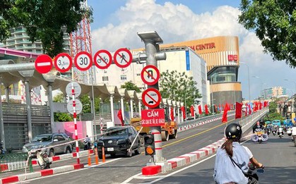 Thông xe cầu vượt Chùa Bộc - Phạm Ngọc Thạch, phương tiện lưu thông thế nào?