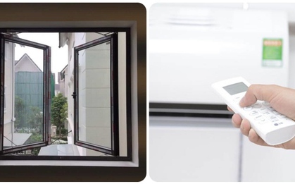 Bật điều hòa mở cửa có tốn điện không?
