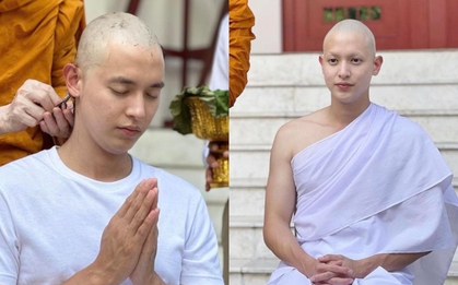 “Hoàng tử nụ cười” James Jirayu cạo trọc đi tu báo hiếu, bạn gái và 2 tình màn ảnh đến ủng hộ