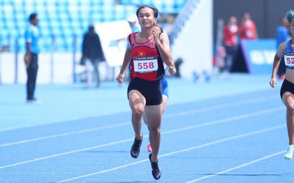 Trần Thị Nhi Yến lọt Top 8 chân chạy nữ 100m nhanh nhất châu Á