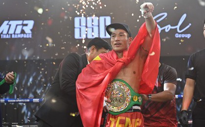 Tung đòn mãn nhãn hạ gục đối thủ, võ sĩ Việt Nam giành đai WBC quốc tế