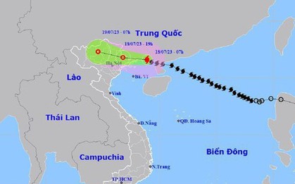 Cập nhật: Bão số 1 gây mưa lớn từ đêm 18/7, nguy cơ lũ quét, sạt lở đất