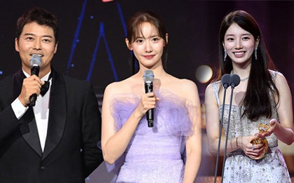 Khổ sở Yoona bị sao nam đùa kém duyên khi cùng làm MC Rồng Xanh, còn phải "giải cứu" Suzy trước trò đùa thiếu tế nhị