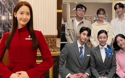 Yoona nổi bật trong loạt ảnh chụp cùng dàn sao Khách Sạn Vương Giả