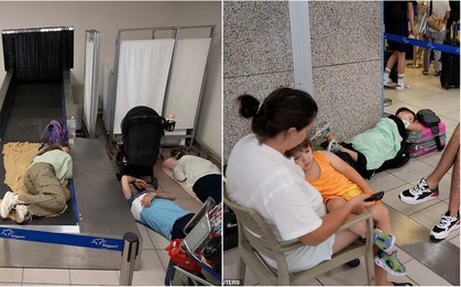 Ác mộng ngày hè tại Hy Lạp: Hàng nghìn người nằm vạ vật khắp nơi, chờ được giải cứu khỏi thảm họa