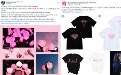 Phụ kiện BLACKPINK bán tràn lan trên mạng: Thật giả lẫn lộn, dễ mất tiền oan
