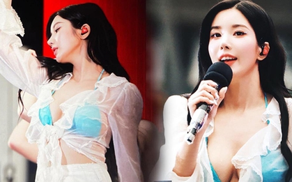 “Bản sao Irene” - Kwon Eunbi tiếp tục gây sốt với body gợi cảm, được mệnh danh là nữ thần không đối thủ tại Waterbomb