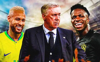 HLV Carlo Ancelotti chính thức dẫn dắt ĐT Brazil