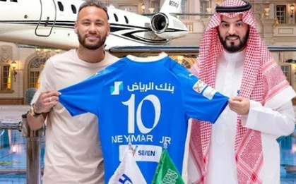 Đội bóng Ả Rập Xê Út vung tiền đón Neymar, lễ ra mắt hoành tráng hơn Ronaldo