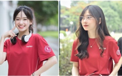 Nhan sắc trong trẻo của nữ sinh Đại học Bách khoa Hà Nội