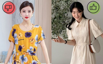 6 mẫu váy dìm dáng mà nàng thấp bé nên tránh diện