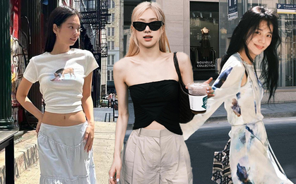 Tủ đồ du lịch chuẩn "girlfriend material" của BLACKPINK: Từ dịu dàng, nữ tính đến "cháy phố" đều đủ cả