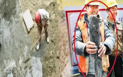 Mũi khoan sâu đến 36m bỗng “bất động” vì 1 khúc gỗ cứng dài gần 2m: Cảnh sát ập đến, công trường bị phong tỏa
