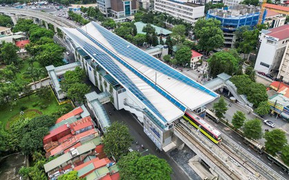 Cận cảnh nhà ga dự án đường sắt đô thị Nhổn - Ga Hà Nội hoàn thành 99,54%
