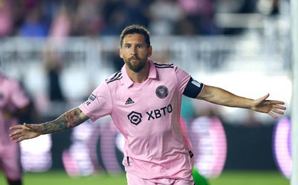 Messi lập cú đúp, tạo ra thống kê chưa từng có trong lịch sử của Inter Miami
