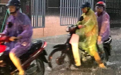 Cảnh báo ngập lụt khu vực nội thành Hà Nội ngày 4/8