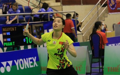 Nguyễn Thuỳ Linh thắng ngược Vũ Thị Trang ở giải cầu lông Vietnam Open 2023
