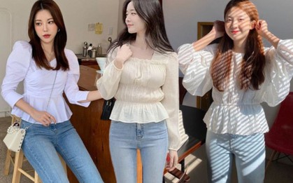 Kiểu áo sắp sửa "chiếm sóng" mùa thu, nàng mặc đi làm hay đi chơi đều hợp lý
