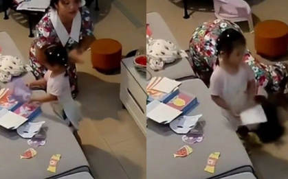 Vợ quỳ lạy cầu xin chồng vào nhà vệ sinh nhớ đóng cửa, tưởng bạo lực gia đình, nào ngờ là hành động bảo vệ con gái của mẹ trẻ